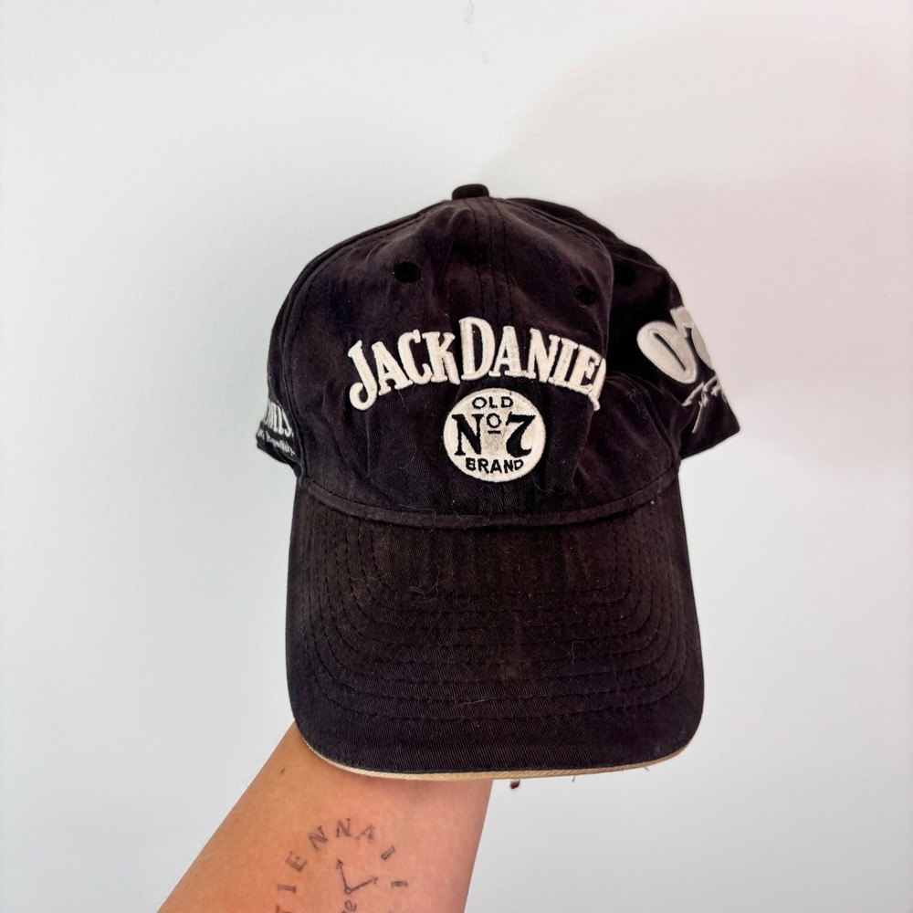 Jack Daniel's Old No 7 NASCAR #07 Chase Authentics Black Racing Hat Cap